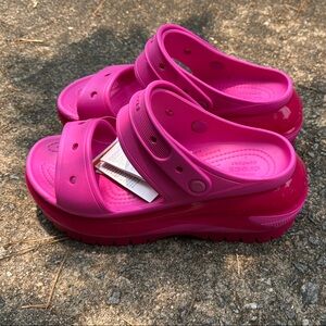 CROCS Pink Sandals Vibrant Comfort